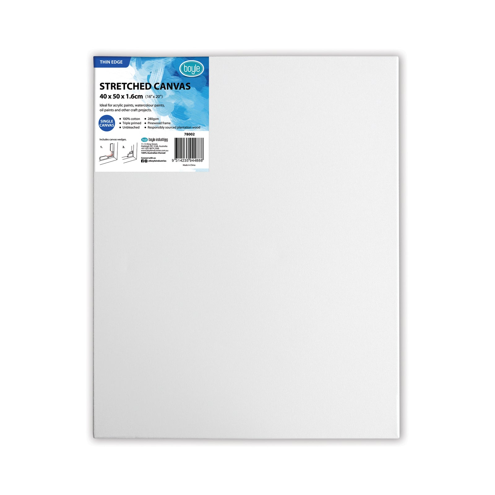 78002-boyle-thin-edge-40x50cm-16x20-blank-stretched-canvas-280gsm