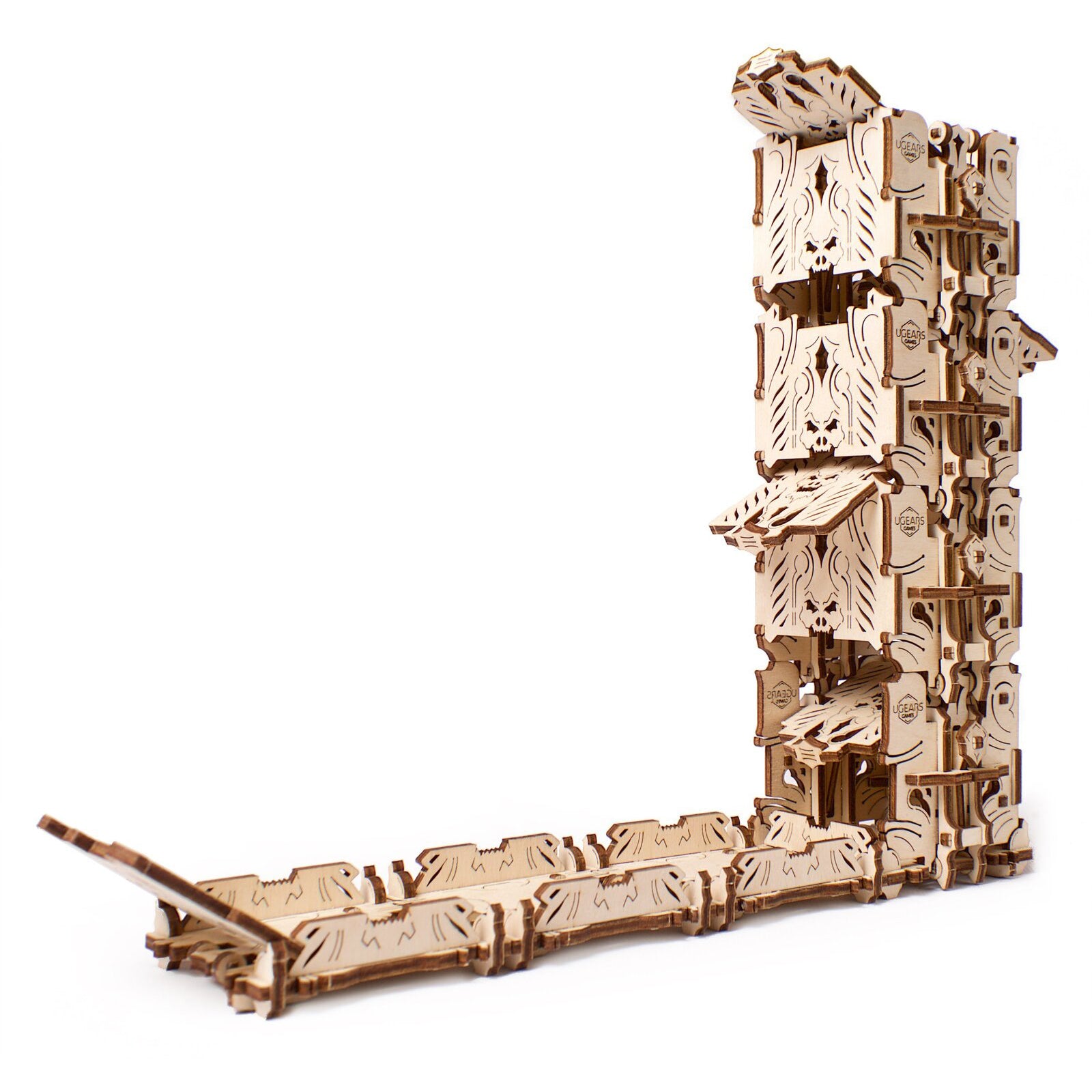 80003-ugears-modular-dice-tower-wooden-device-tabletop-games-172pc