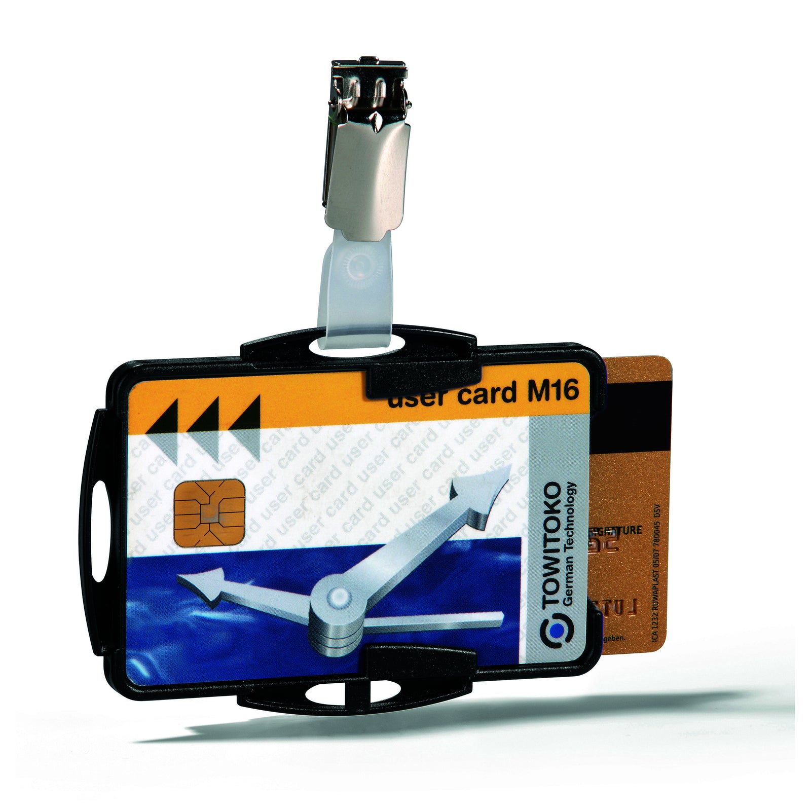 821801-25pk-durable-rectangle-duo-id-card-holder-w-clip-black