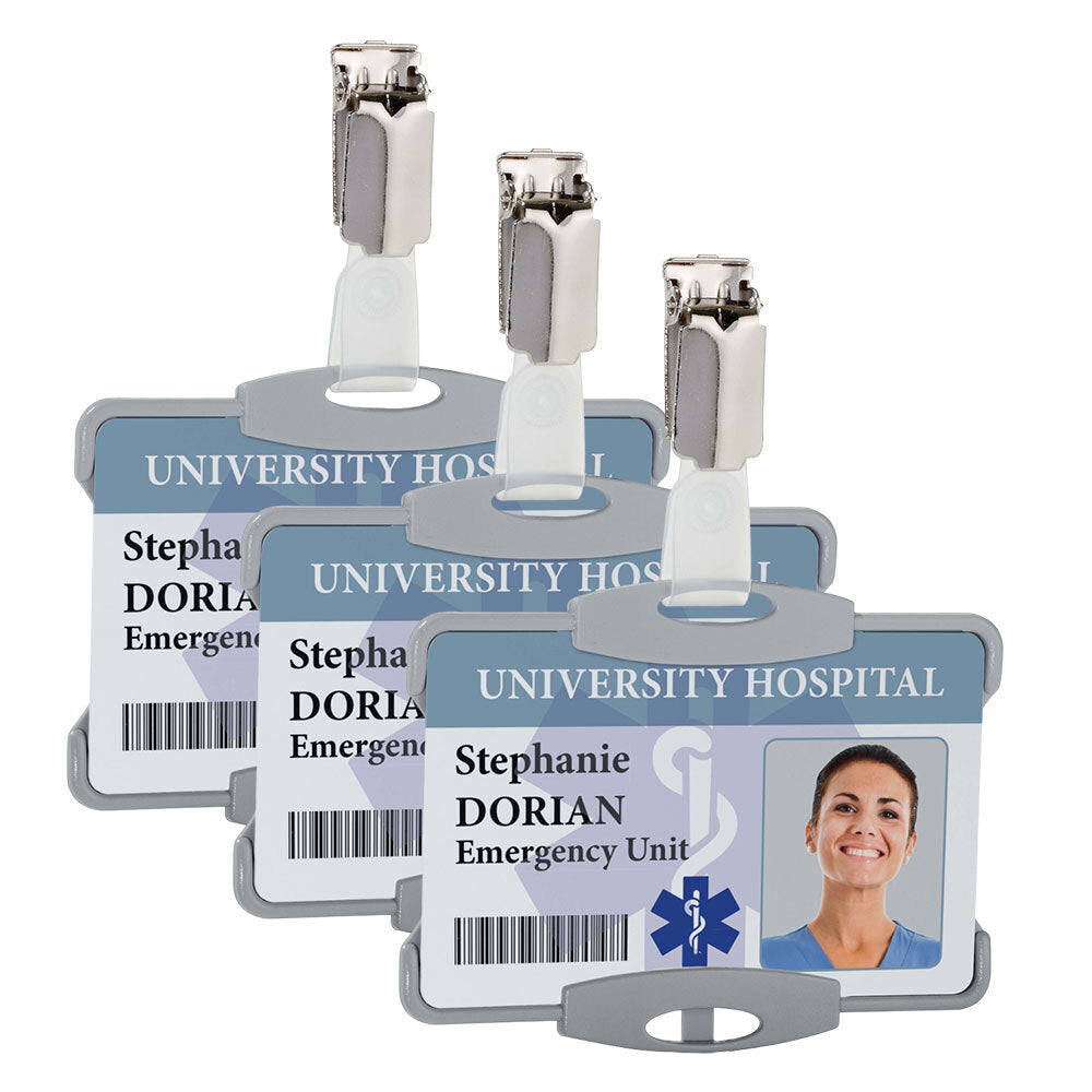 841810-25pk-durable-bact-o-clean-8-7cm-open-card-holder-grey