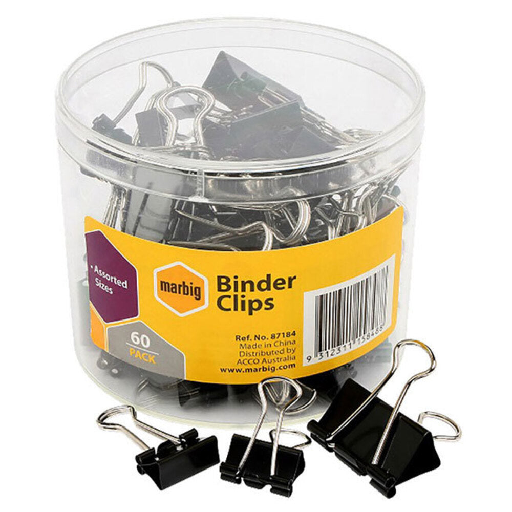 87184-60pc-marbig-fold-back-binder-clips-assorted-sizes