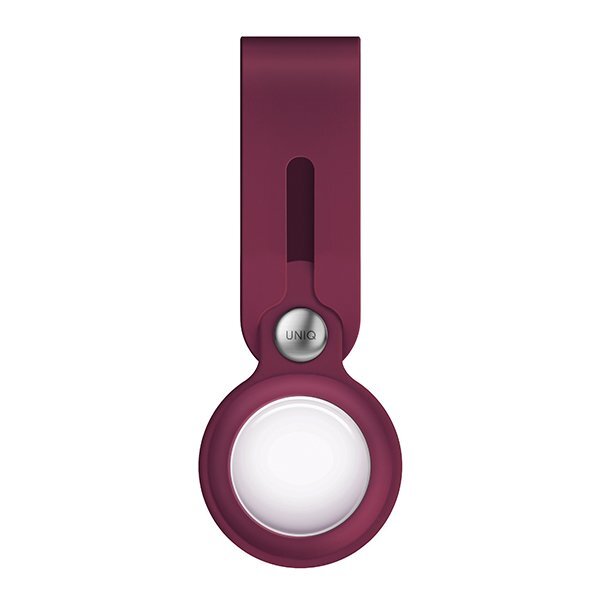 8886463677346-uniq-vencer-apple-airtag-protective-silicone-loop-case-cover-maroon