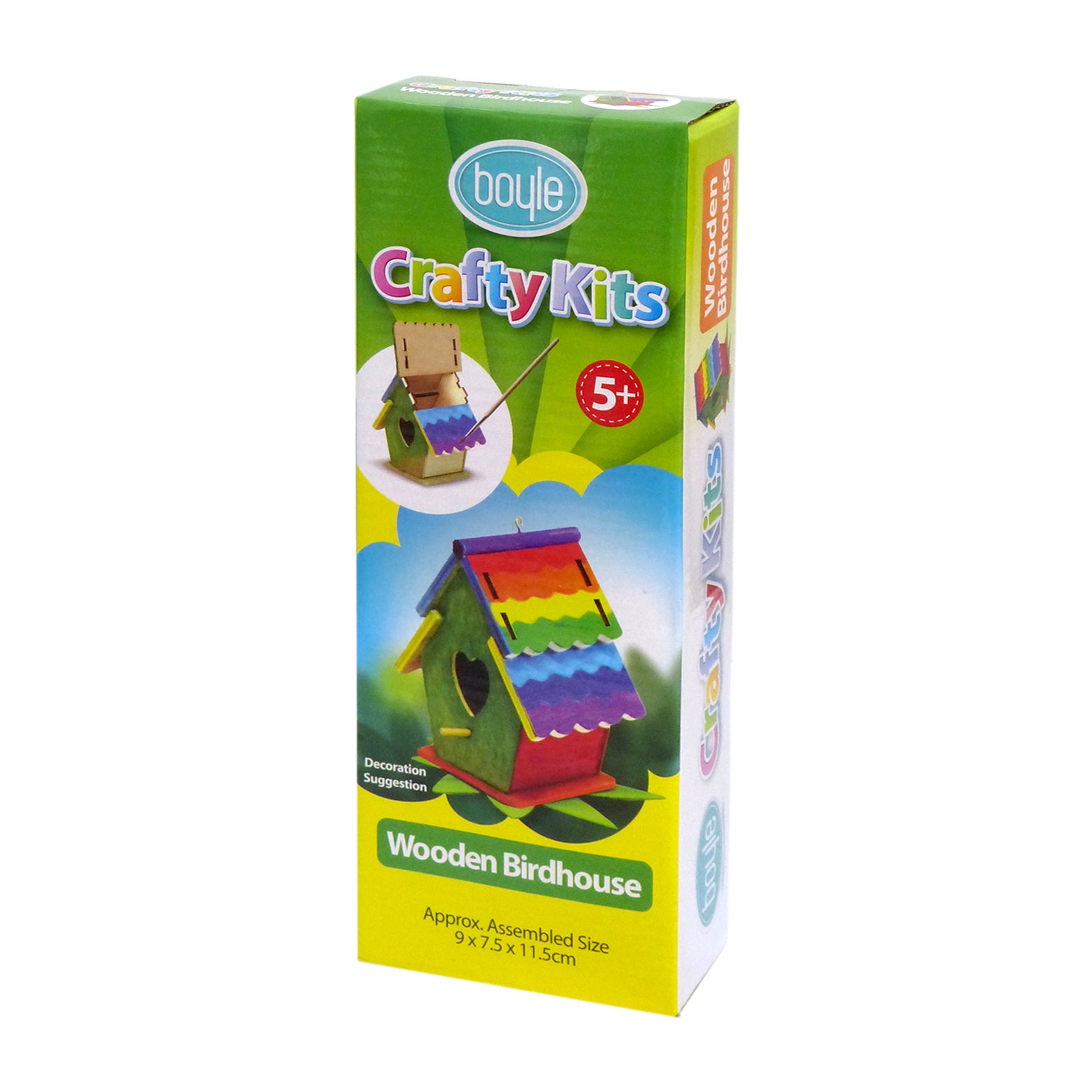 Boyle Crafty Kits Build & Paint Wooden Birdhouse Kids 5y+