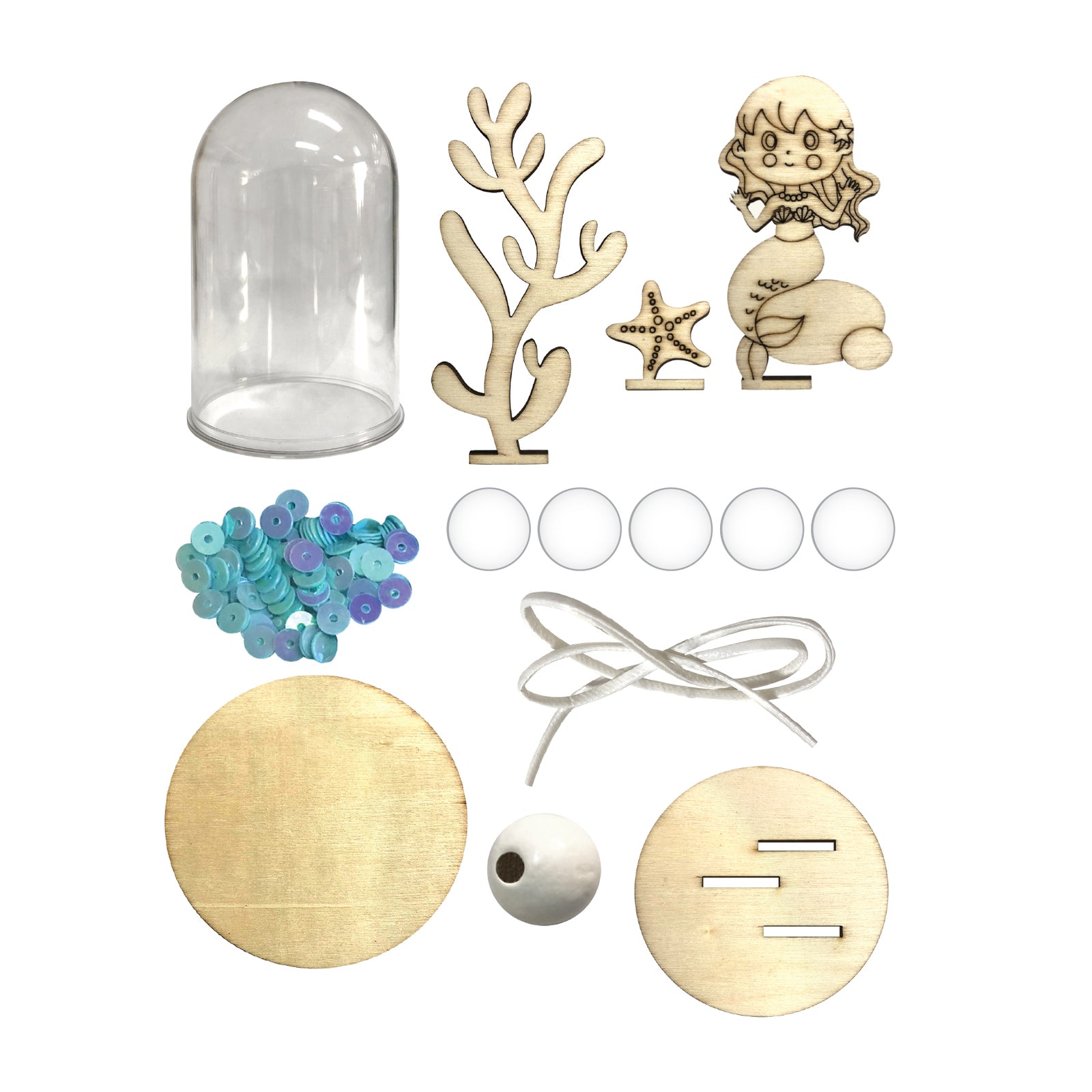 Crafty Kits DIY Hanging Mermaid Dome Arts/Craft Set Kids 6y+
