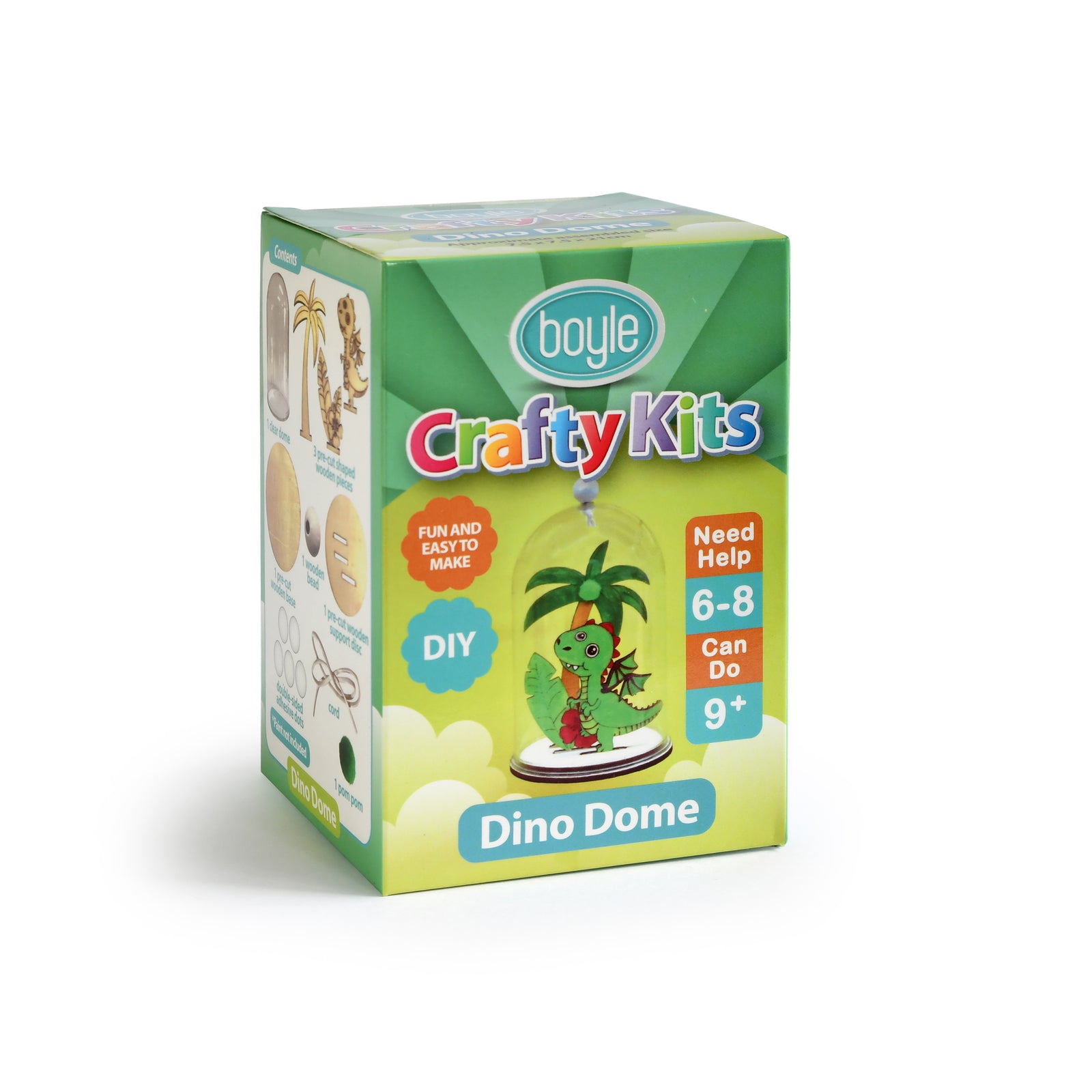 Crafty Kits DIY Hanging Dinosaur Dome Arts/Craft Set Kids 6y+