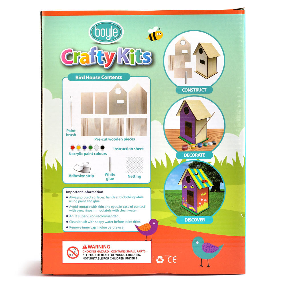 Crafty Kits Bird House Construction Project