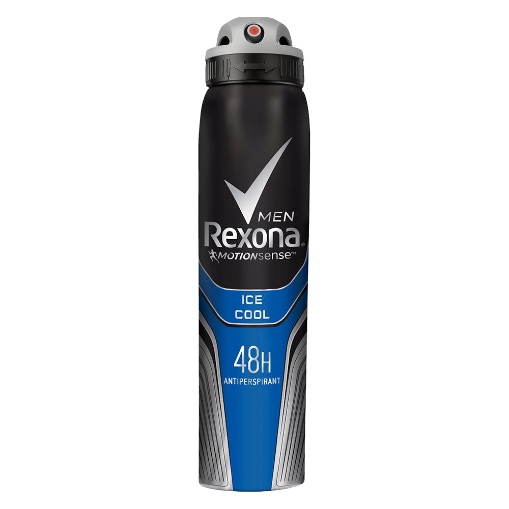6x Rexona Anti-Perspirant 250ml Deodorant Ice Cool Men