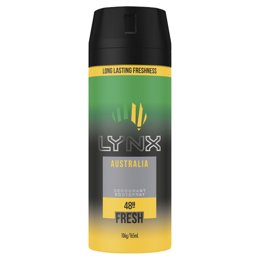 6pc Lynx 106g 48-Hour Fresh Men Aerosol Deodorant Body Spray Australia