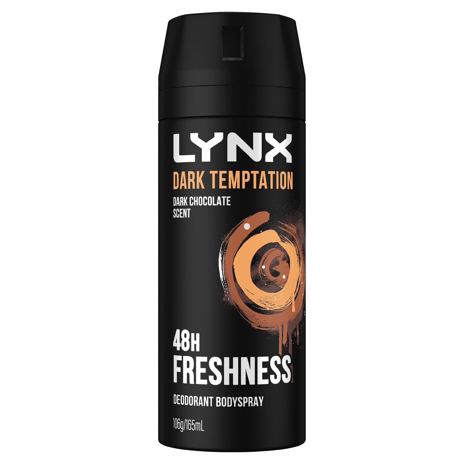 6x Lynx Body Spray Men Fresh 165ml Dark Temptation