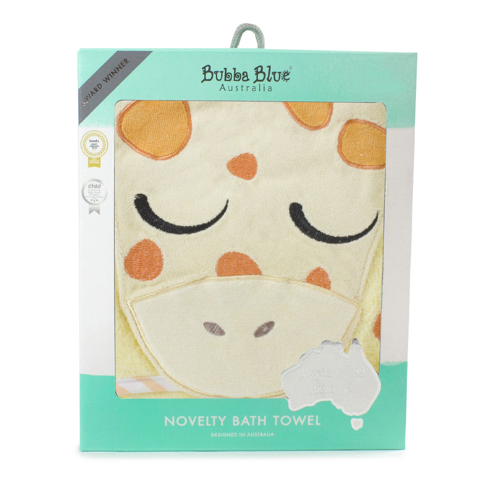 Bubba Blue Zoo Animal Hooded Towel Giraffe