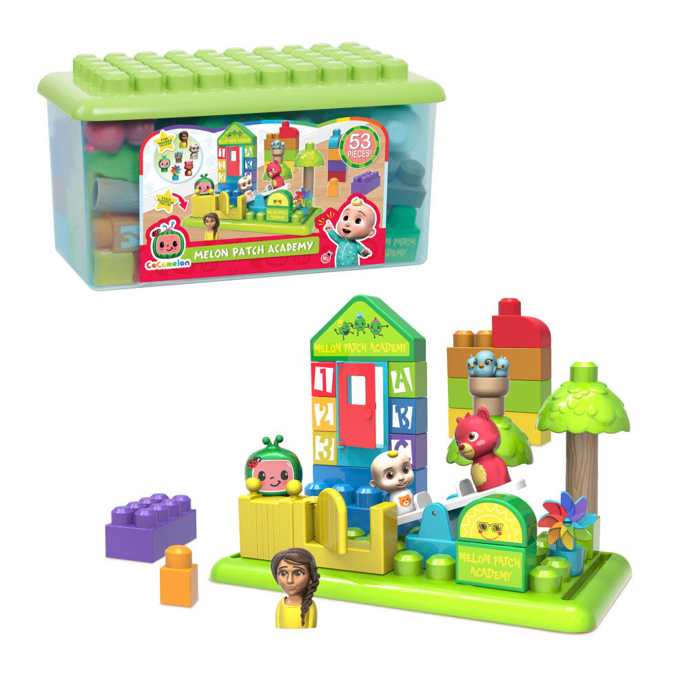 53pc Cocomelon Patch Academy Block Set 18m+