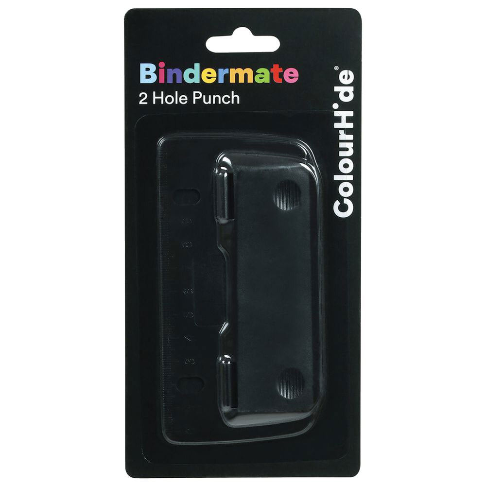 ColourHide Bindermate 2 Hole Punch Maker - Black