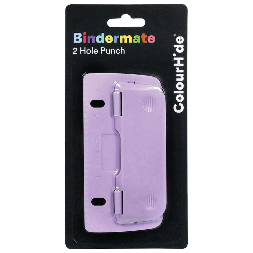 ColourHide Bindermate 2 Hole Punch Maker - Purple