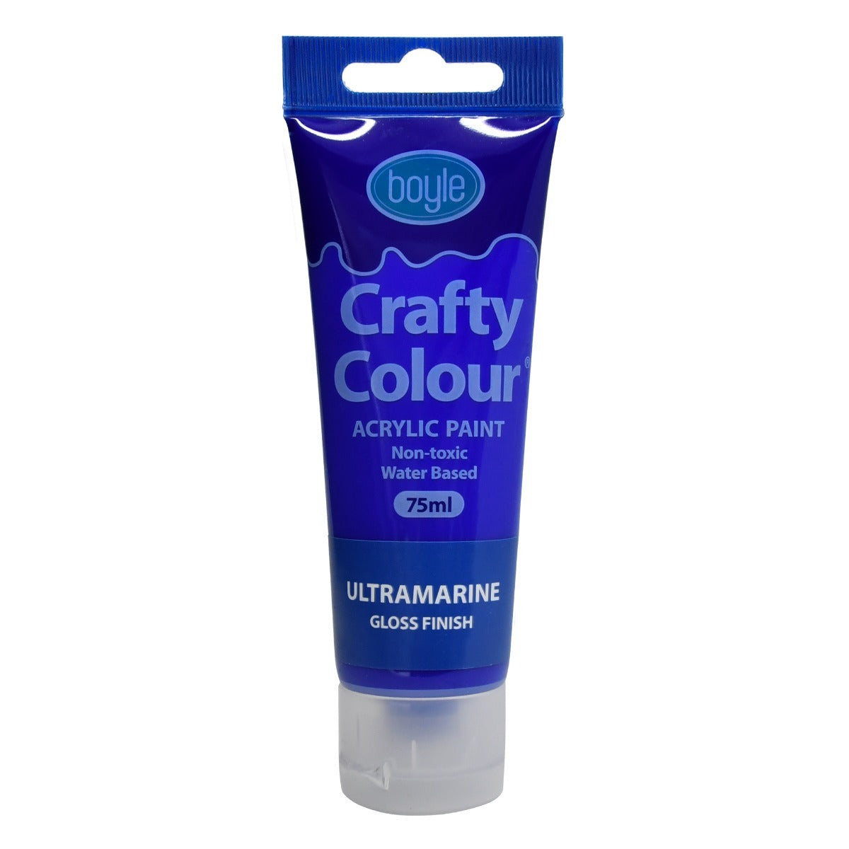 Crafty Colour Water-Based 75ml Acrylic Paint - Ultramarine