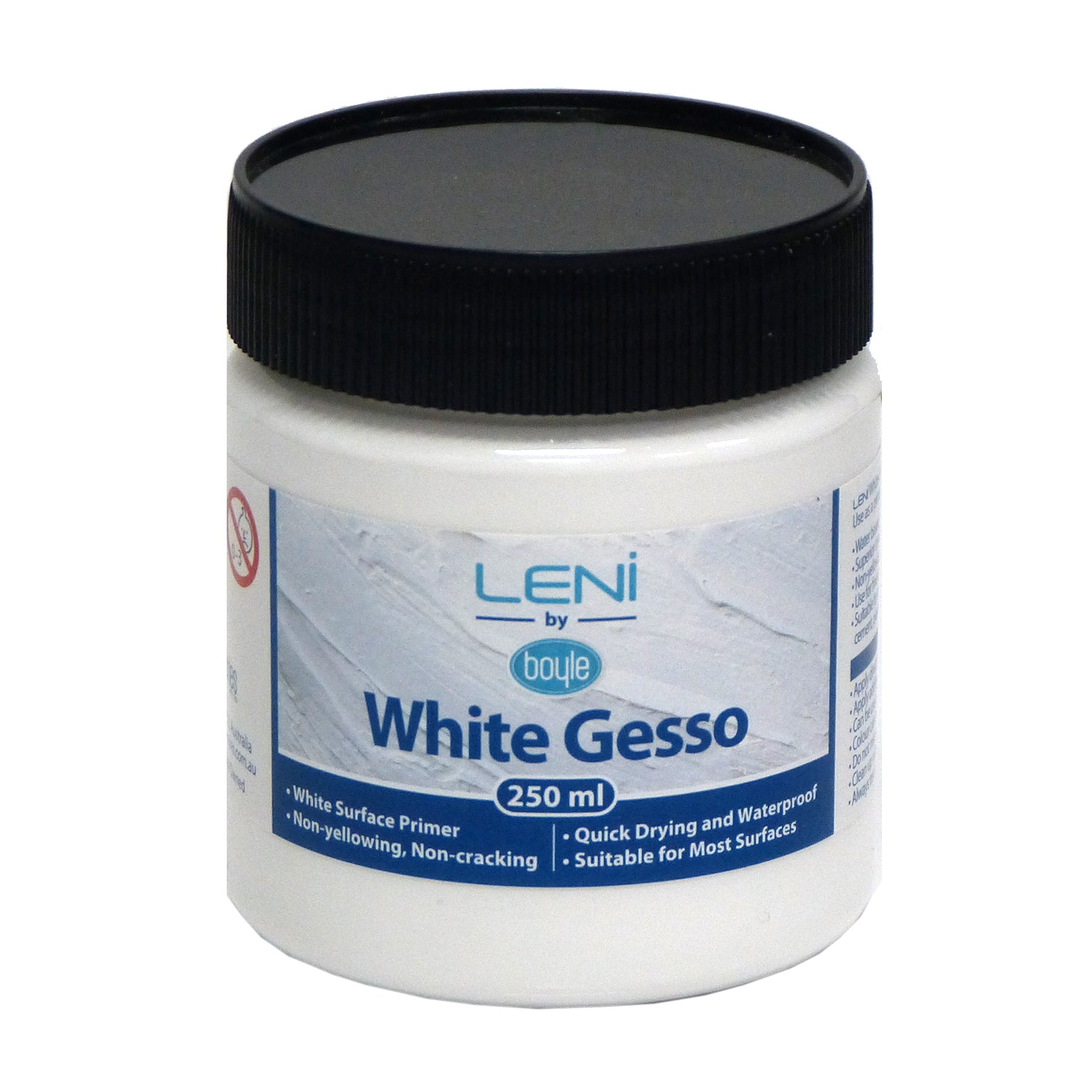 Boyle Leni Non-Toxic White Gesso 250ml Surface Primer