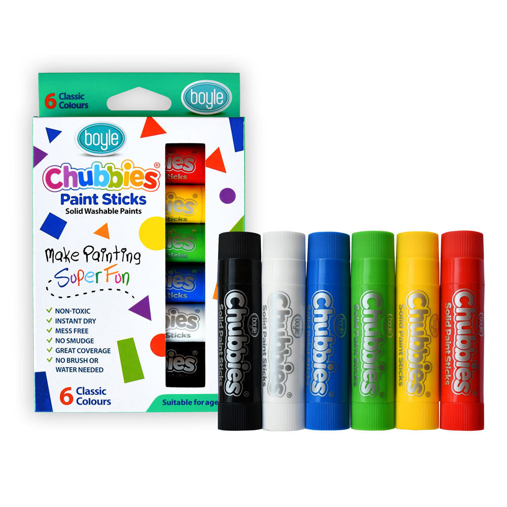 Chubbies Washable Paint Sticks - Classic