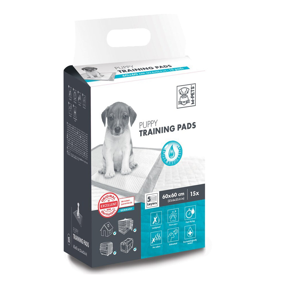 10100301-15pc-m-pets-60cm-puppy-senior-dog-pet-potty-training-pad-fast-drying-pee-mat