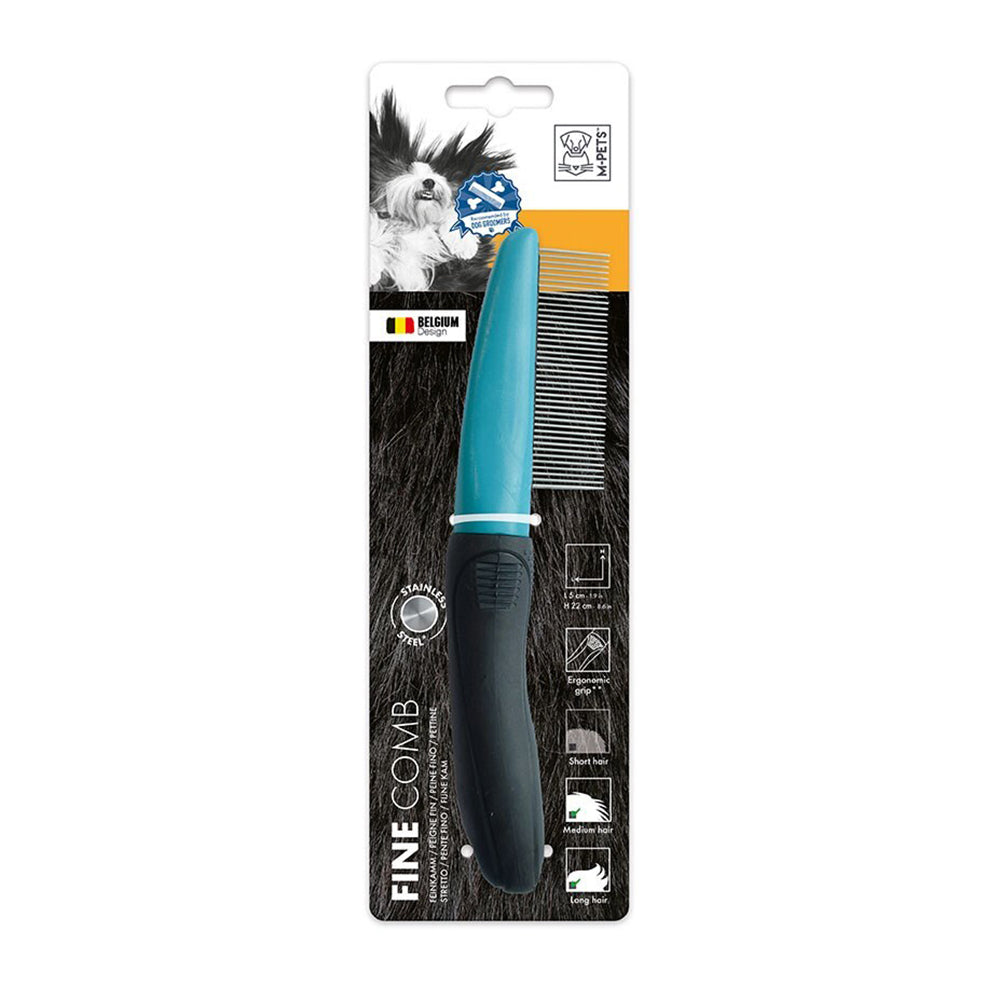 10105299-m-pets-5x22cm-fine-comb-cat-kitten-dog-grooming-tool