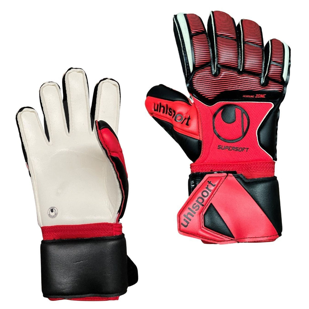 10112080185-uhlsport-pure-force-supersoft-classic-cut-red-black-size-8-5-soccer-gloves