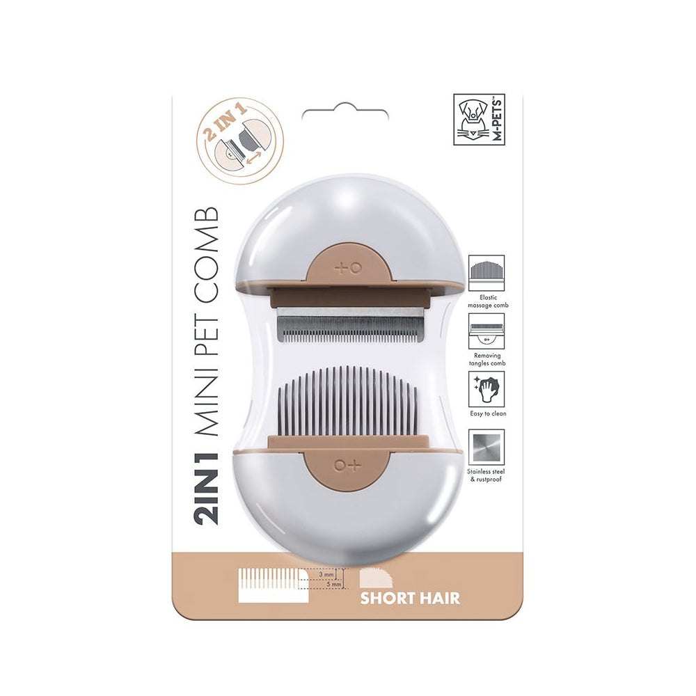 10121199-m-pets-2-in-1-mini-pet-cat-kitten-comb-for-short-hair-brown