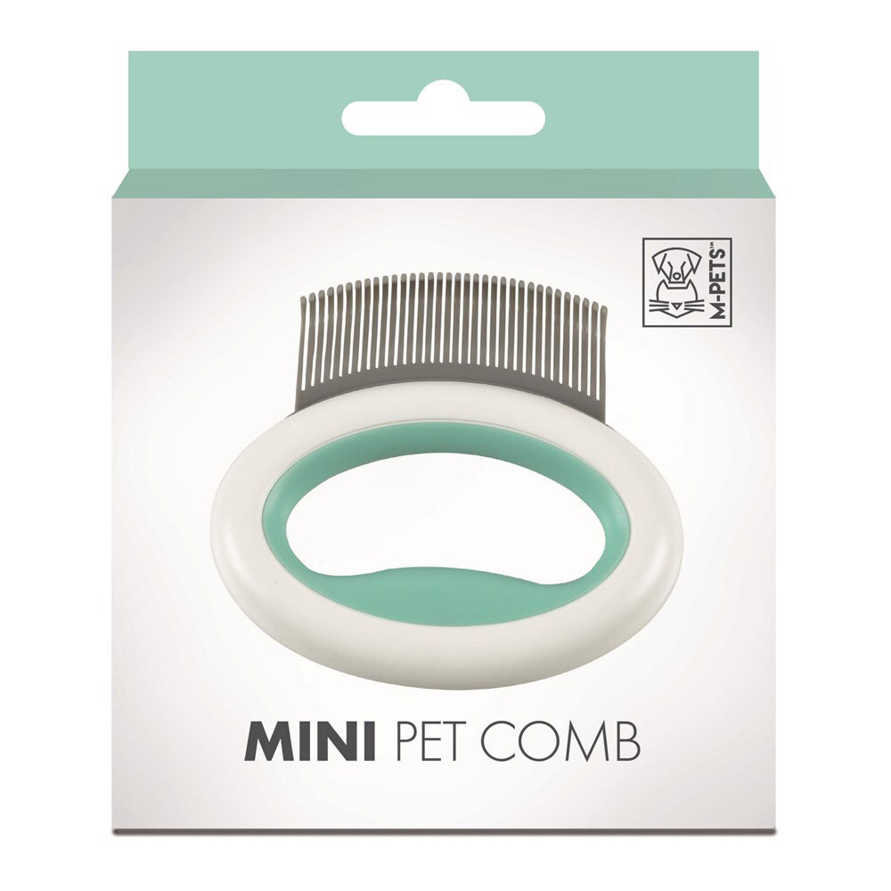 10121399-m-pets-8cm-mini-pet-comb-cat-kitten-dog-pet-grooming-tool-green