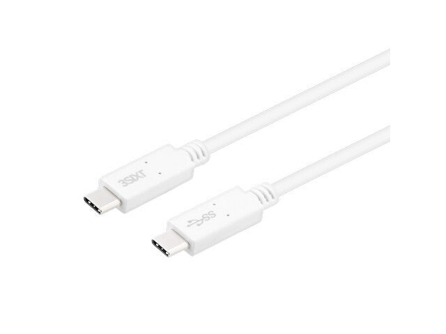 3s-0485-3sixt-charge-sync-1m-male-usb-c-to-type-c-pd-cable-white