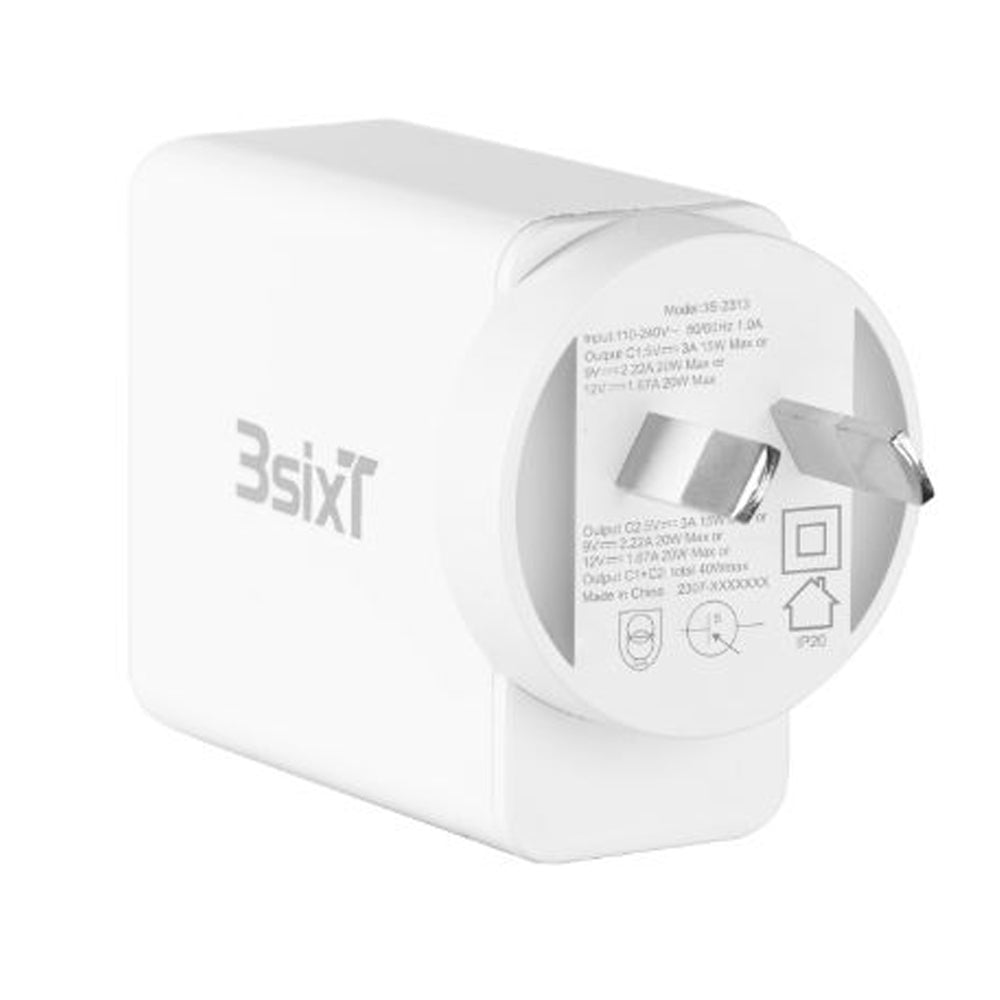 3s-2313-3sixt-dual-port-40w-wall-charger-dual-au-nz-usb-c-white