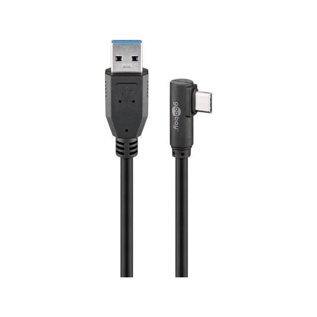 66500-goobay-50cm-usb-c-to-usb-a-3-0-cable-connector-90-degree-black