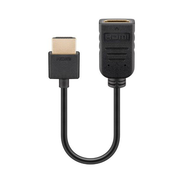 49979-goobay-10cm-male-to-female-hdmi-flex-adapter-connector-black