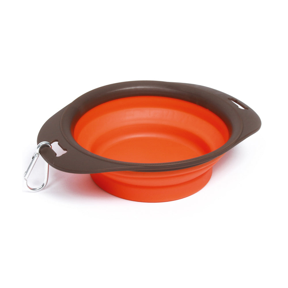 10552199-m-pets-740ml-on-the-road-foldable-portable-bowl-travel-feeding-container-orange