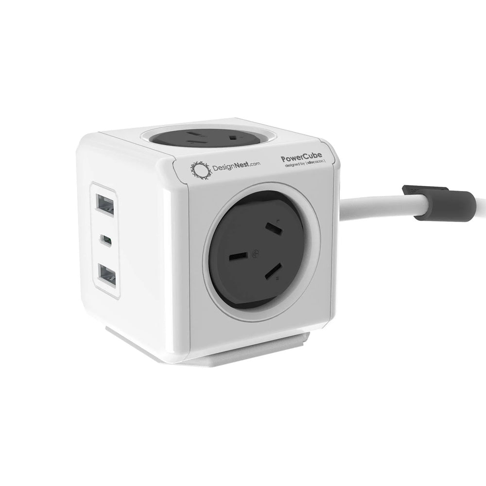 11407-aueuac-grey-design-nest-allocacoc-multiport-quick-charging-powercube-grey