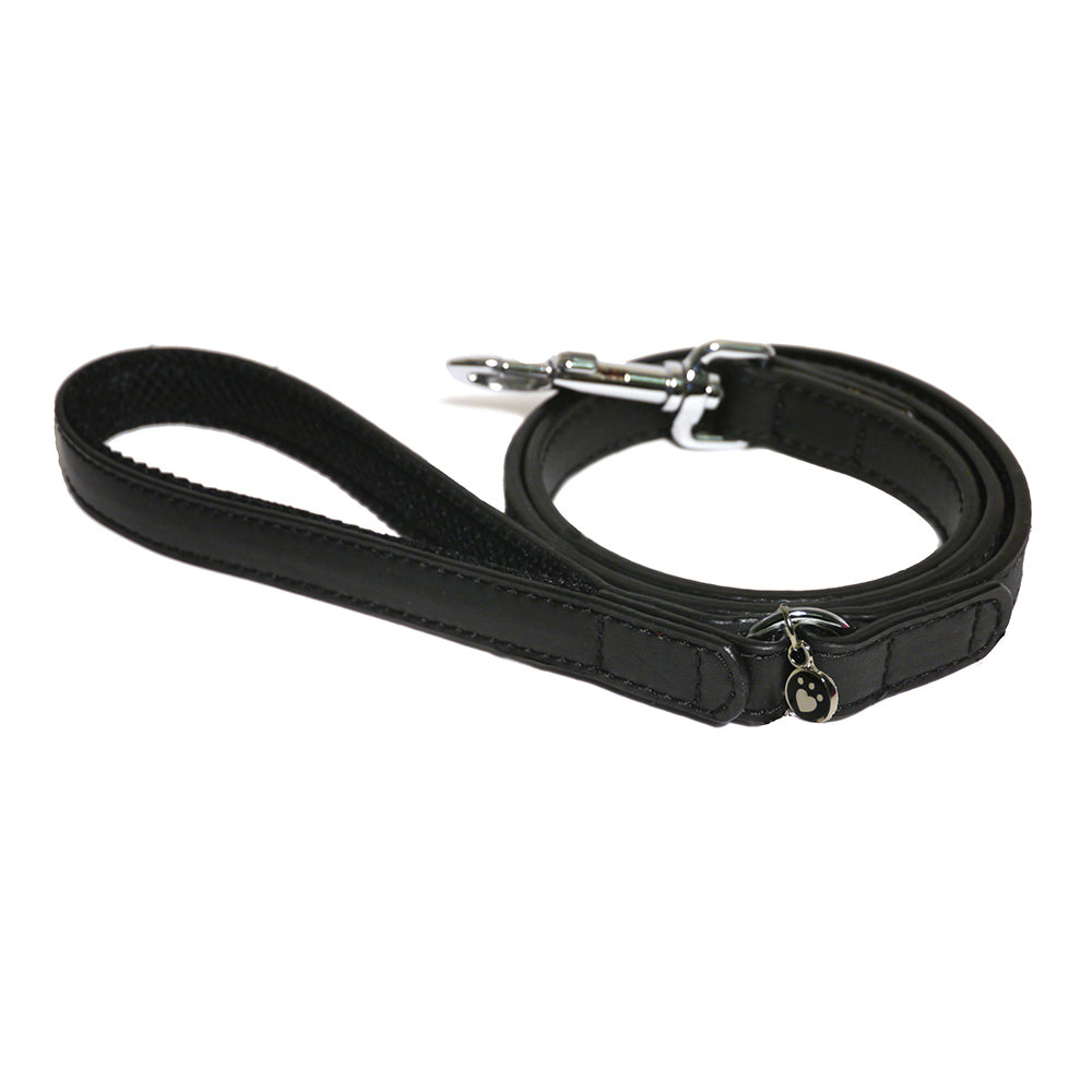 12957-rosewood-102cm-diamante-fashion-pet-dog-leather-lead-leash-w-hook-m-l-black
