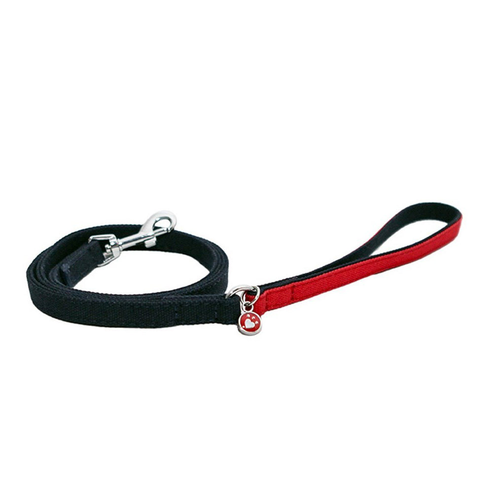 12973-rosewood-fashion-102cm-leather-pet-dog-lead-animal-training-leash-navy-red