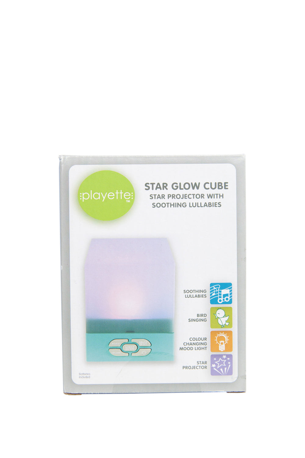 1395500-playette-baby-toddler-10-8cm-star-glow-cube-sleeping-lullaby