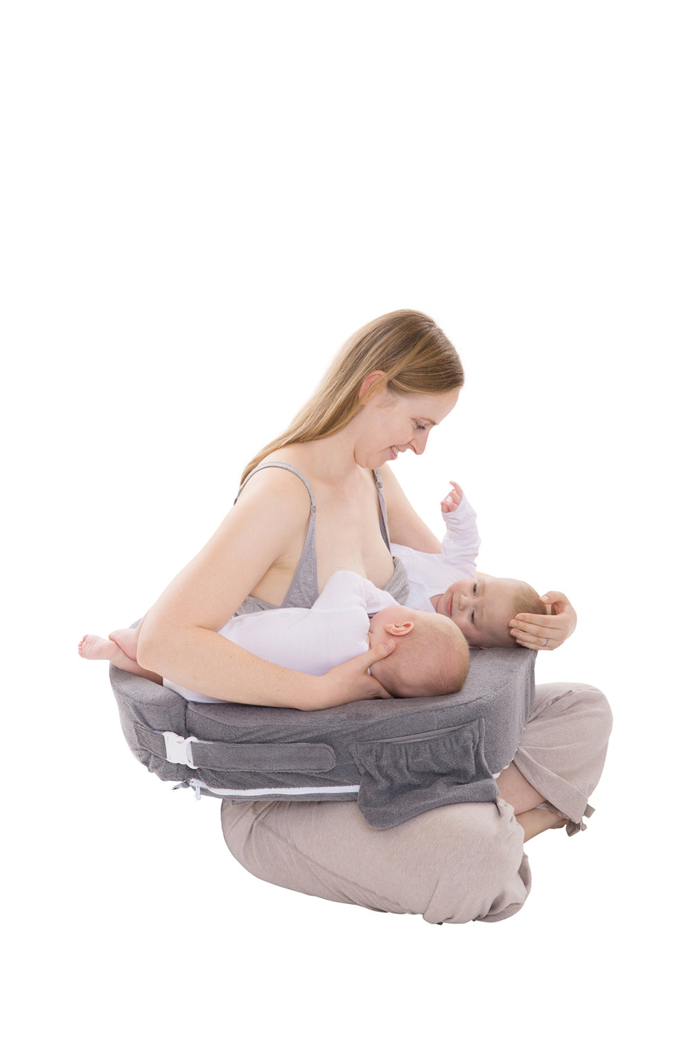 1401610-my-brest-friend-twin-deluxe-nursing-breastfeeding-support-pillow-grey