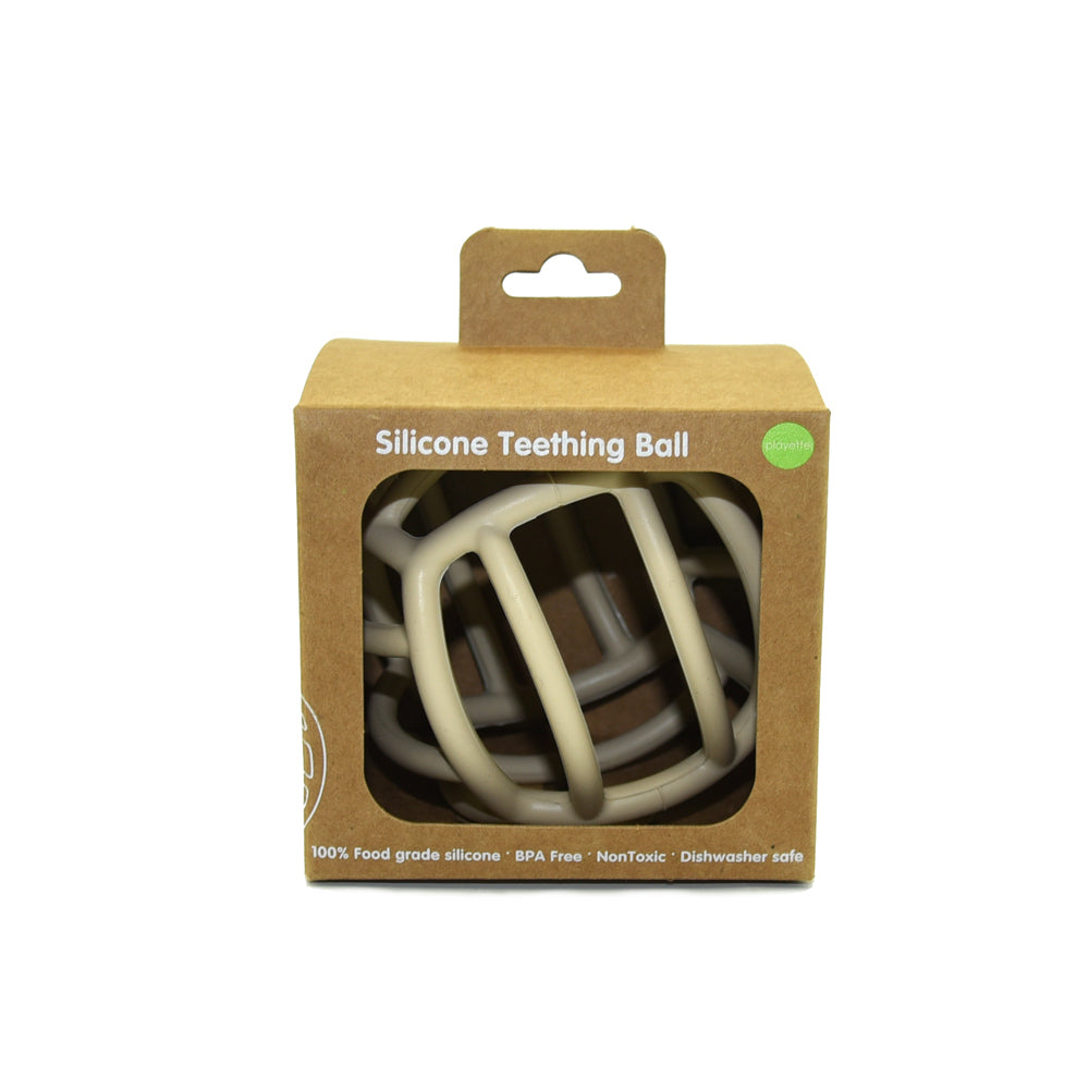1501013-playette-silicone-trendy-baby-infant-teething-ball-sand-4m