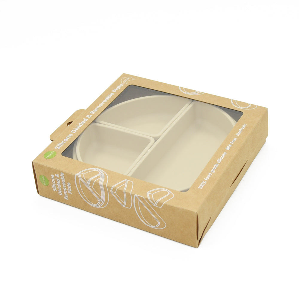 1501021-playette-silicone-baby-infant-divided-and-removable-plate-sand-4m