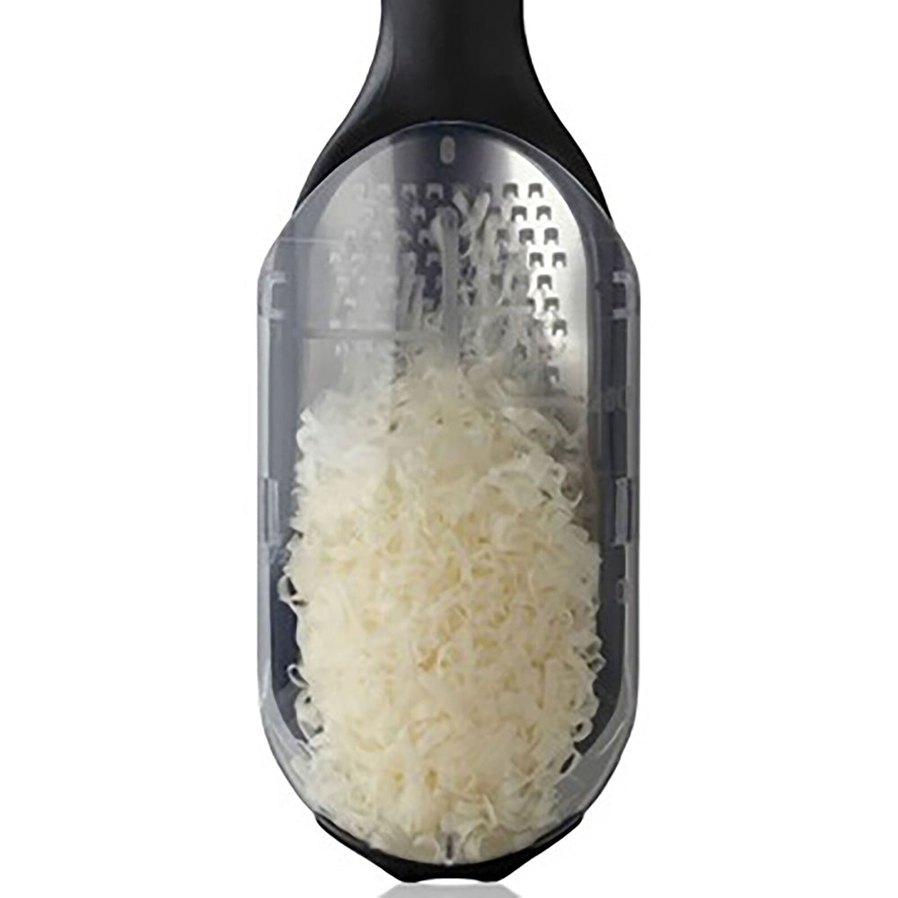 15300-microplane-elite-coarse-grater-w-250ml-catcher-black