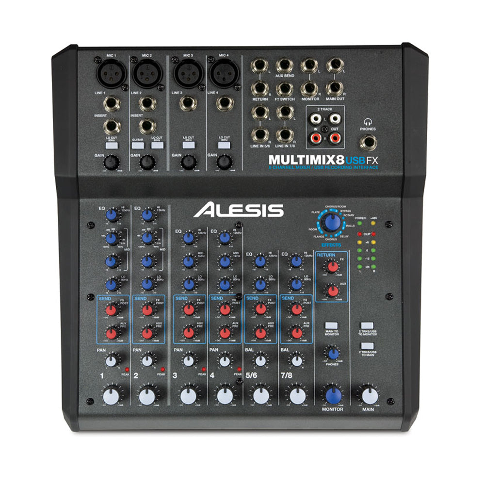 16-mm8usbfx-alesis-multimix-8-channel-usb-music-audio-sound-mixer-w-effects