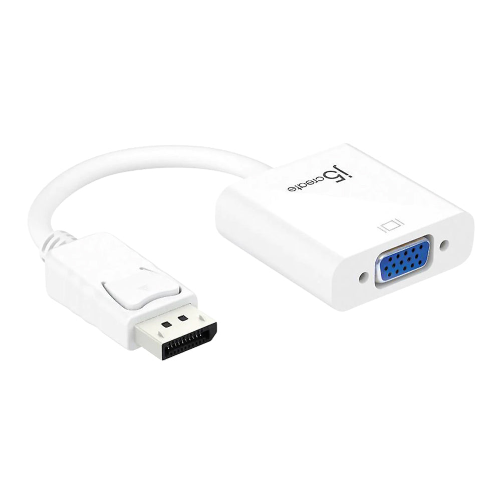 1742572-j5create-10cm-displayport-to-vga-adapter-cable-white