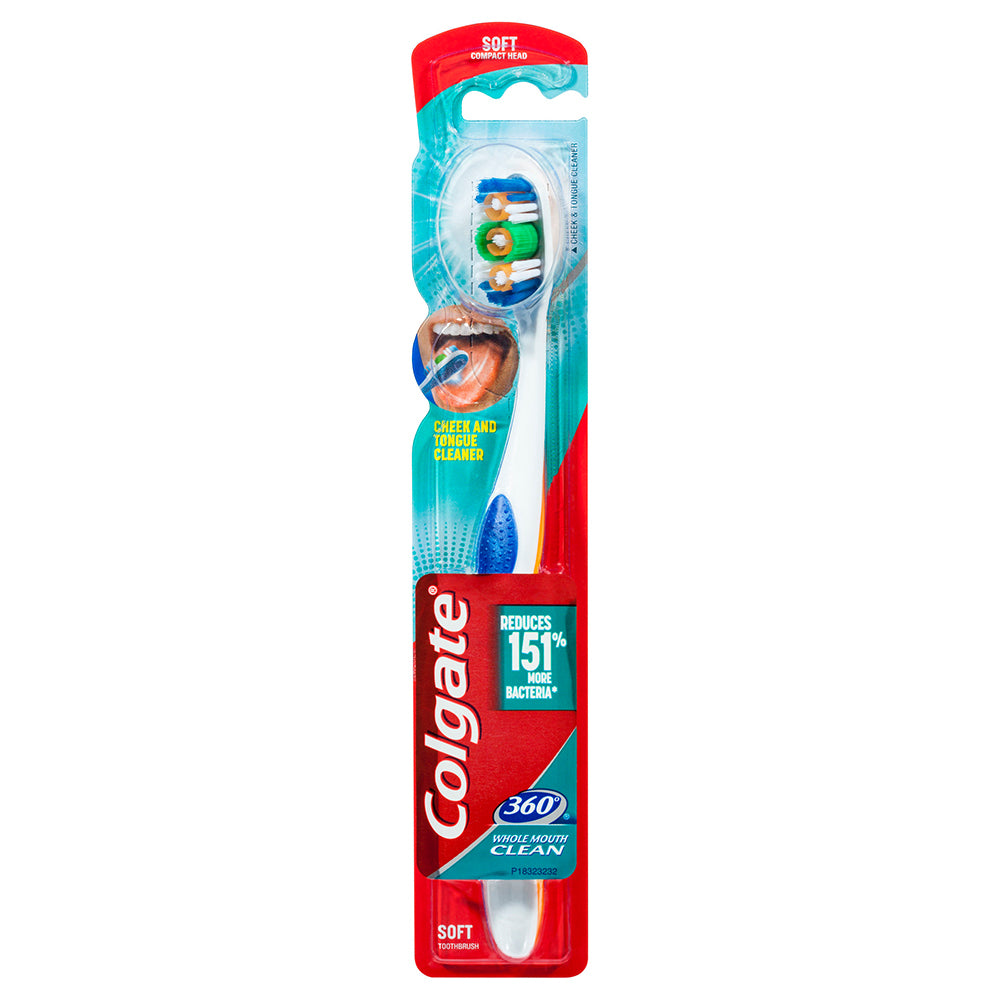 Colgate 360 Toothbrush Soft Head Assorted Colours