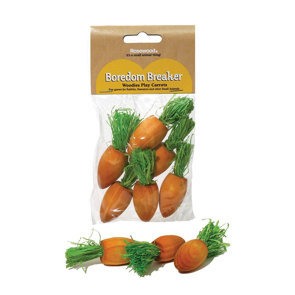 19261-6pk-rosewood-woodies-play-wooden-carrots-chew-gnaw-hamster-pet-toy-orange-green