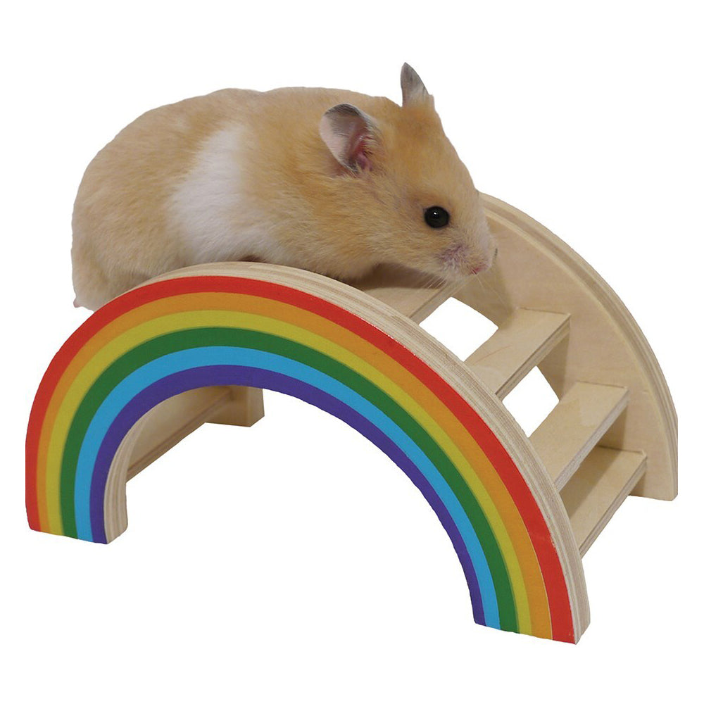 19277-rosewood-bridge-wooden-rainbow-play-hamster-ferret-pet-activity-toy-s-natural