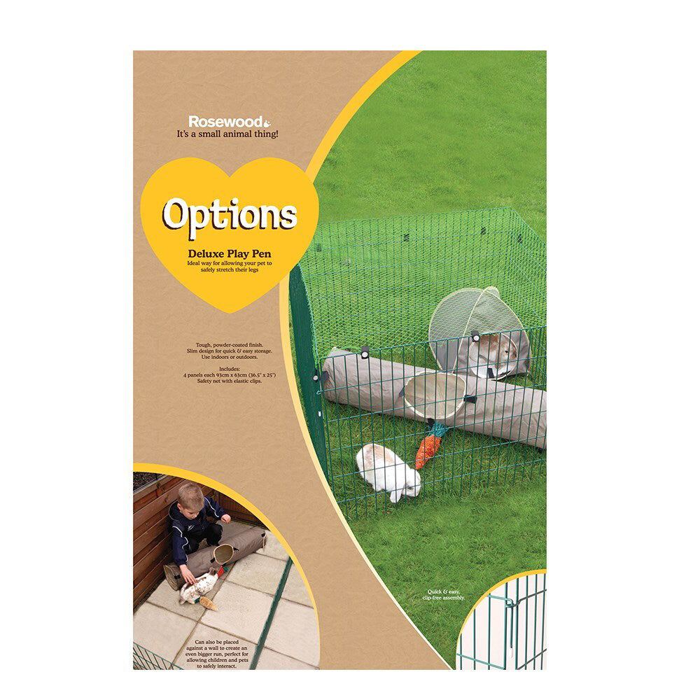 19305-rosewood-deluxe-play-pen-w-tear-resistant-net-outdoor-playground-pet-cage-fence