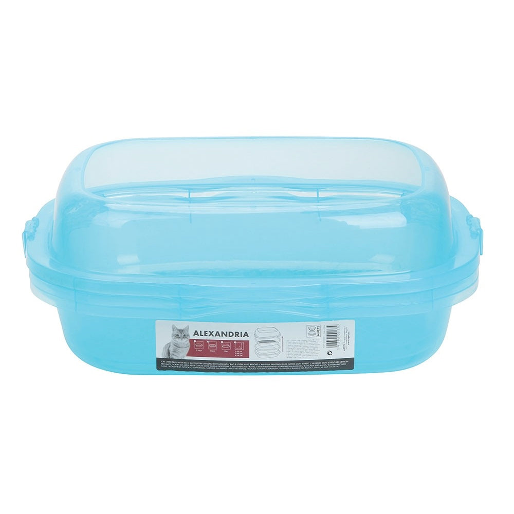 20100009-m-pets-46x40cm-alexandria-cat-pet-litter-plastic-tray-w-rim-blue