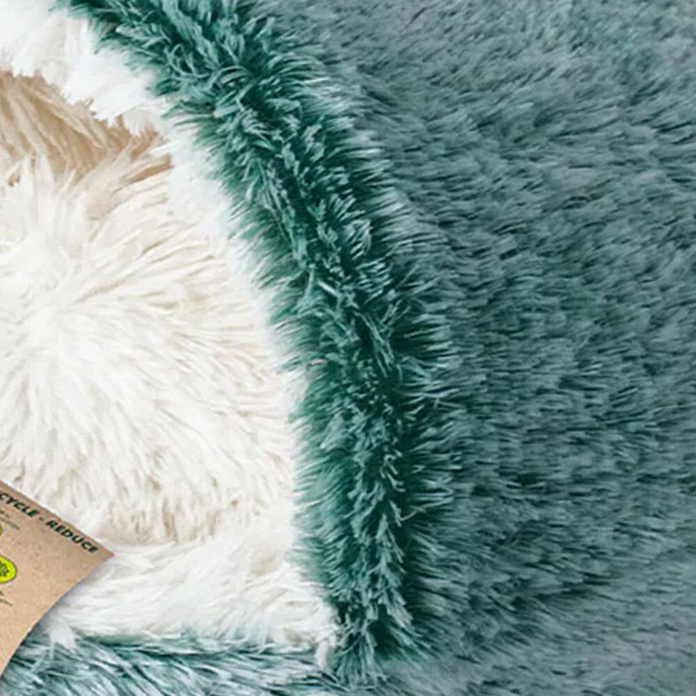 20303199-m-pets-snugo-eco-pet-cat-sleeping-bed-50x30cm-green