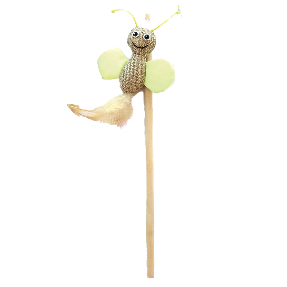 20600499-m-pets-35cm-butterfly-cat-kitten-pet-wand-hunting-bonding-toy-assorted