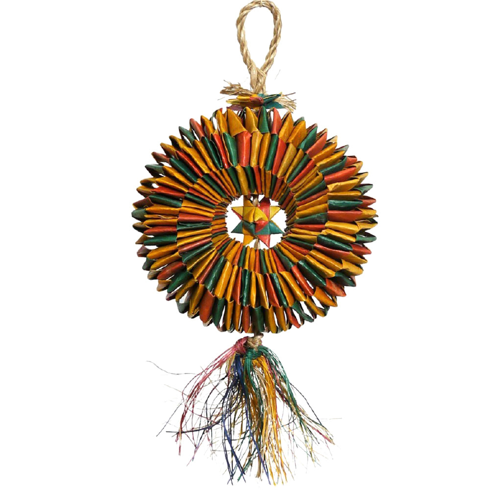 22317-rosewood-hanging-tyre-shredder-bird-pet-interactive-cage-toy-large