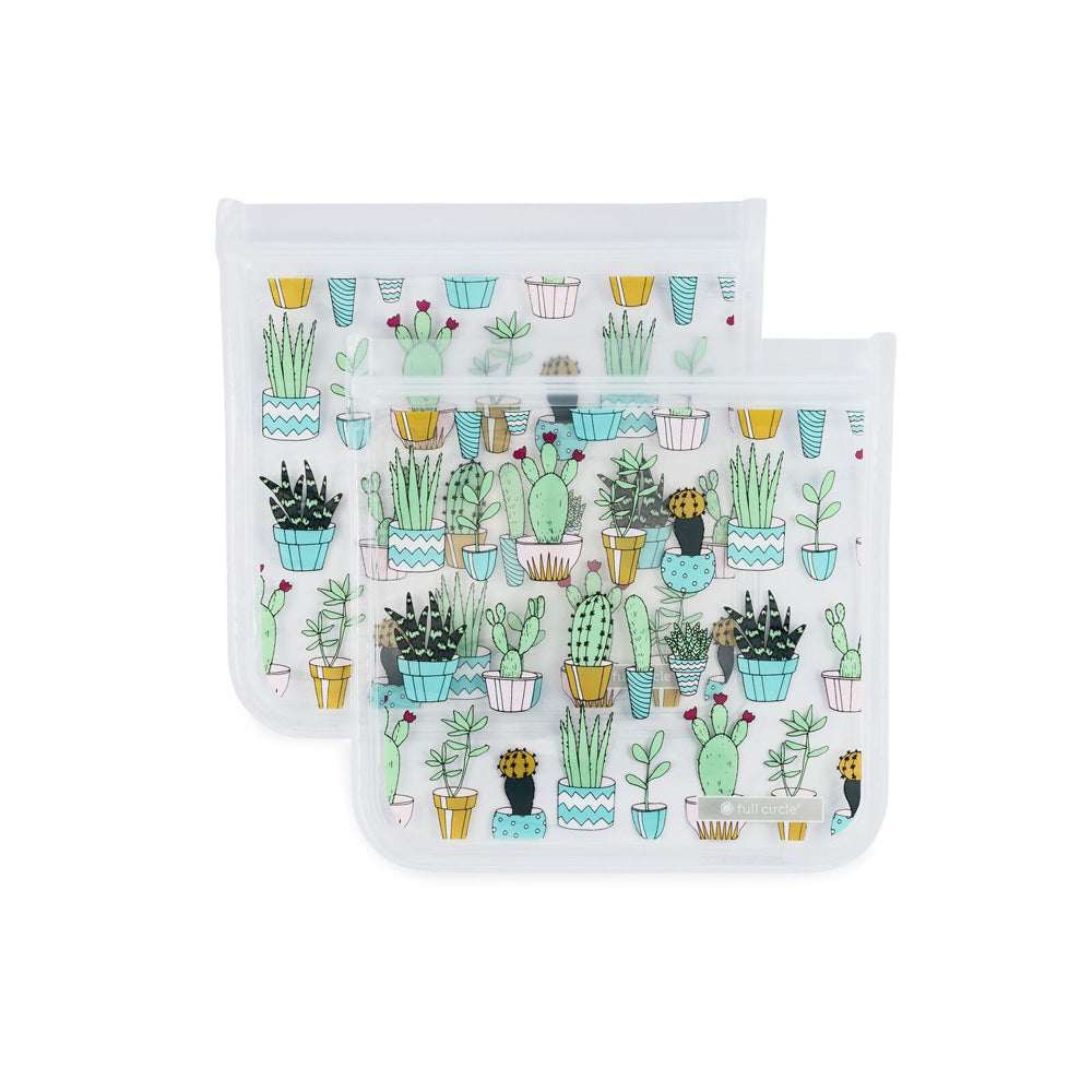 28891-2pc-full-circle-ziptuck-reusable-830ml-8cm-sandwich-bag-cactus