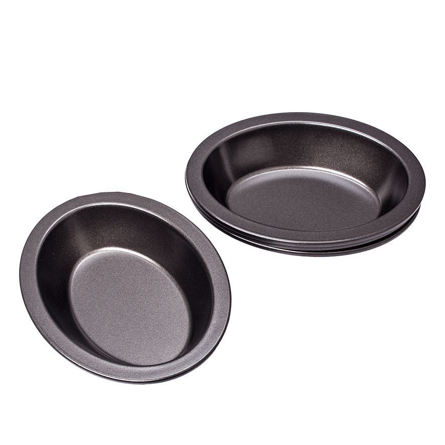 2999-4-4pc-daily-bake-non-stick-oval-pie-dish-14x10x3cm-black